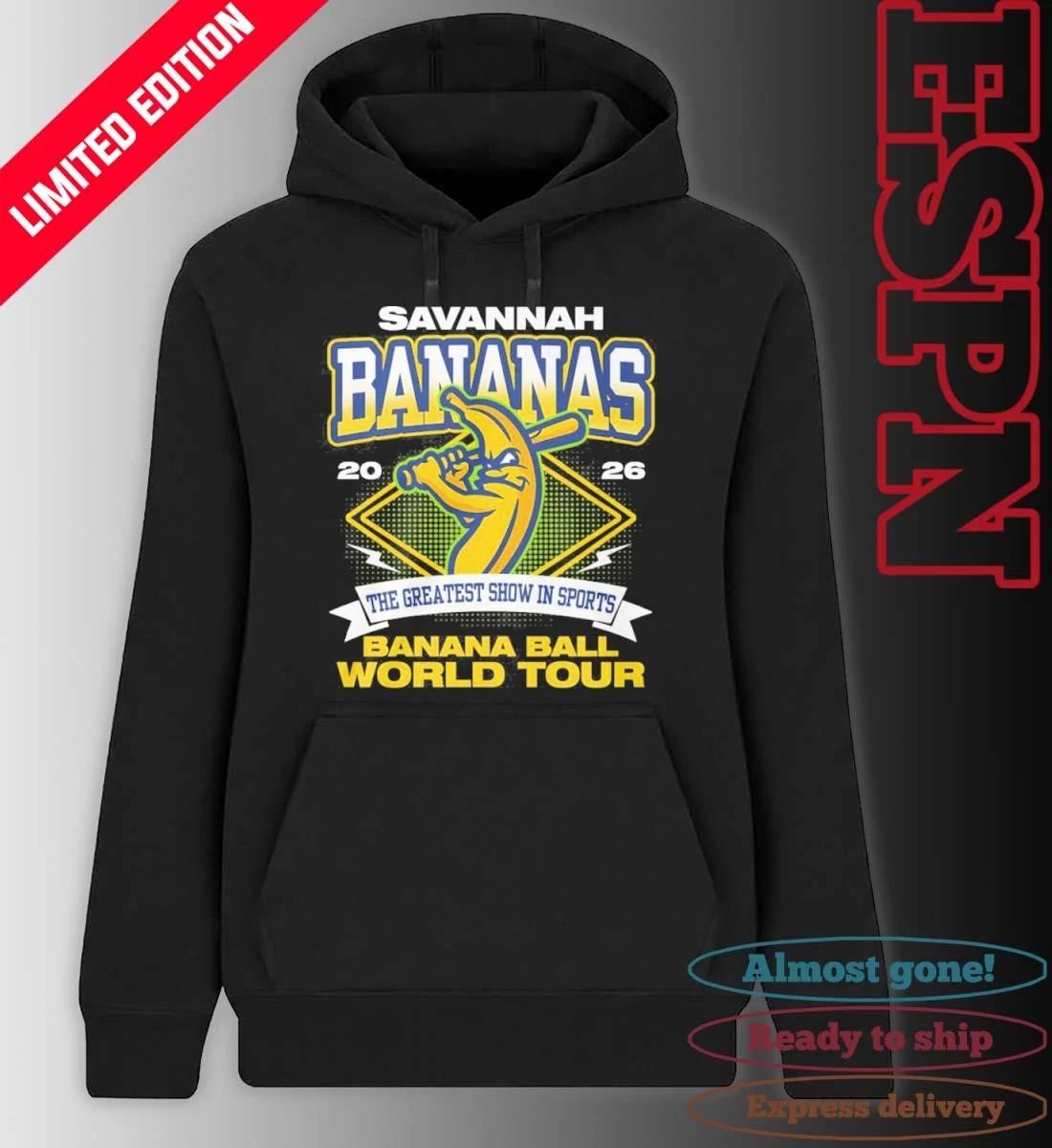 Savannah Bananas 2026 Banana Ball World Tour Shirt