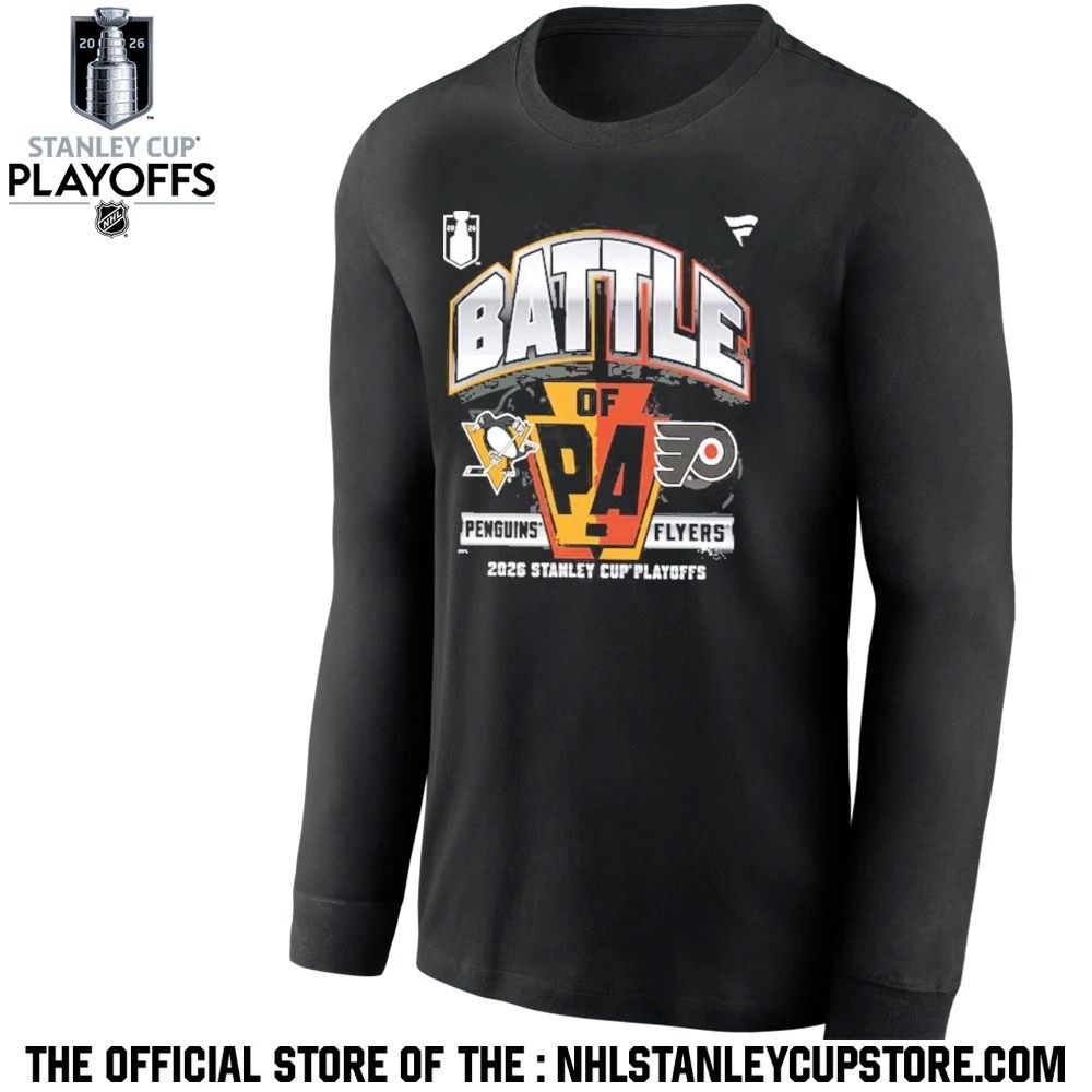Penguins Vs Flyers Battle of PA NHL Stanley Cup Playoffs 2026 Shirt