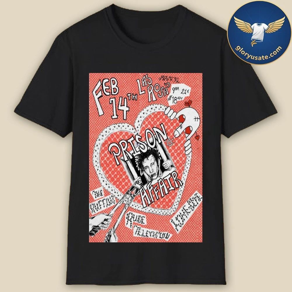 Prison Affair Tour Miami FL On Feb 14 2026 Poster Shirt
