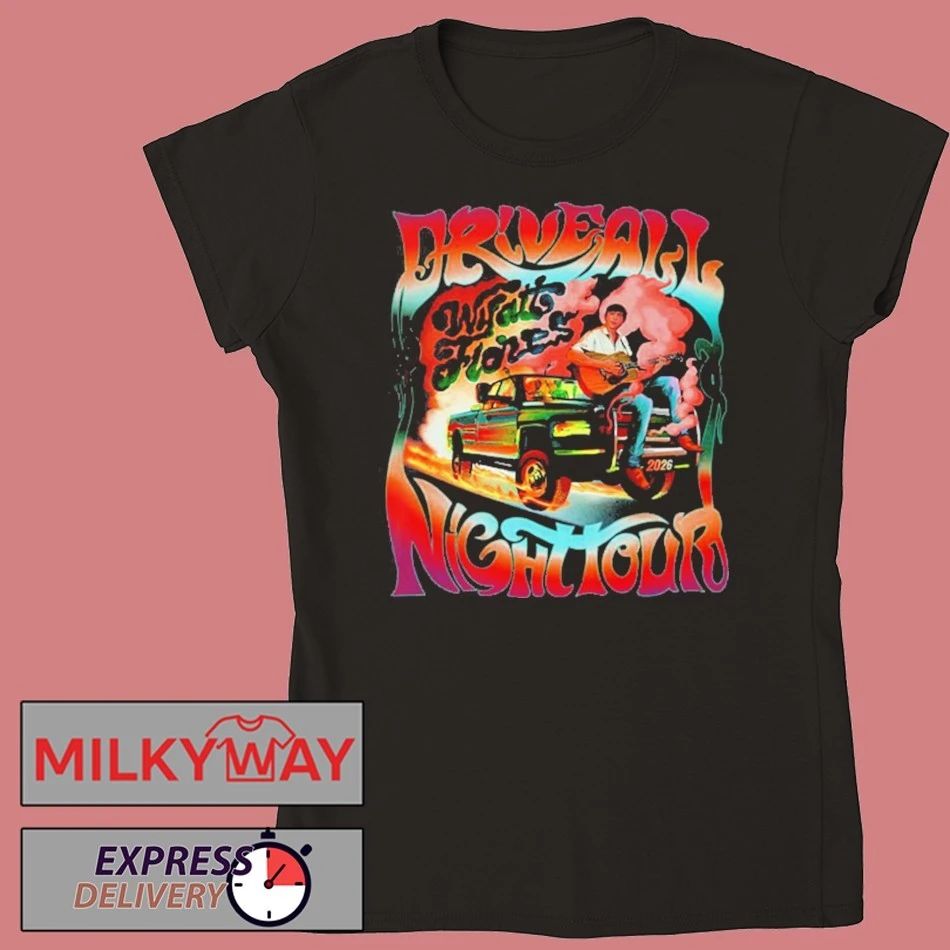 Wyatt Flores The Drive All Night Tour 2026 Venue Schedule Dates shirt