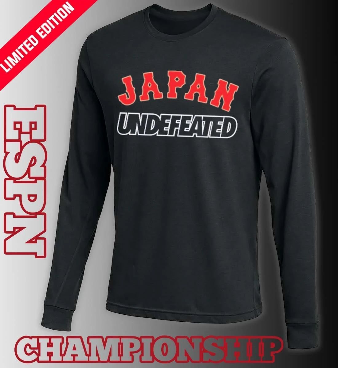 Japan Baseball Undefeated 2026 World Baseball Classic Shirt