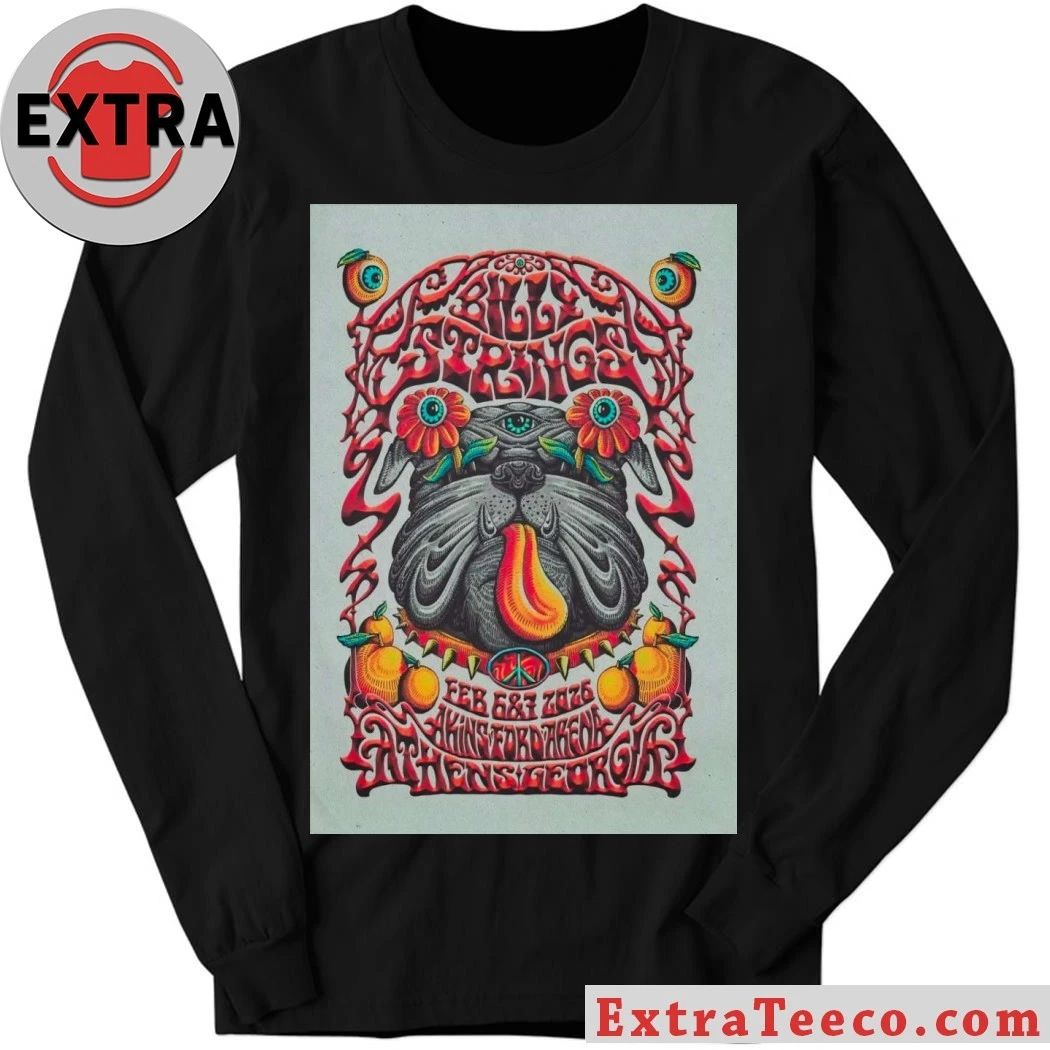 Billy Strings Athens, GA On Feb 6-7, 2026 Event Poster Shirt