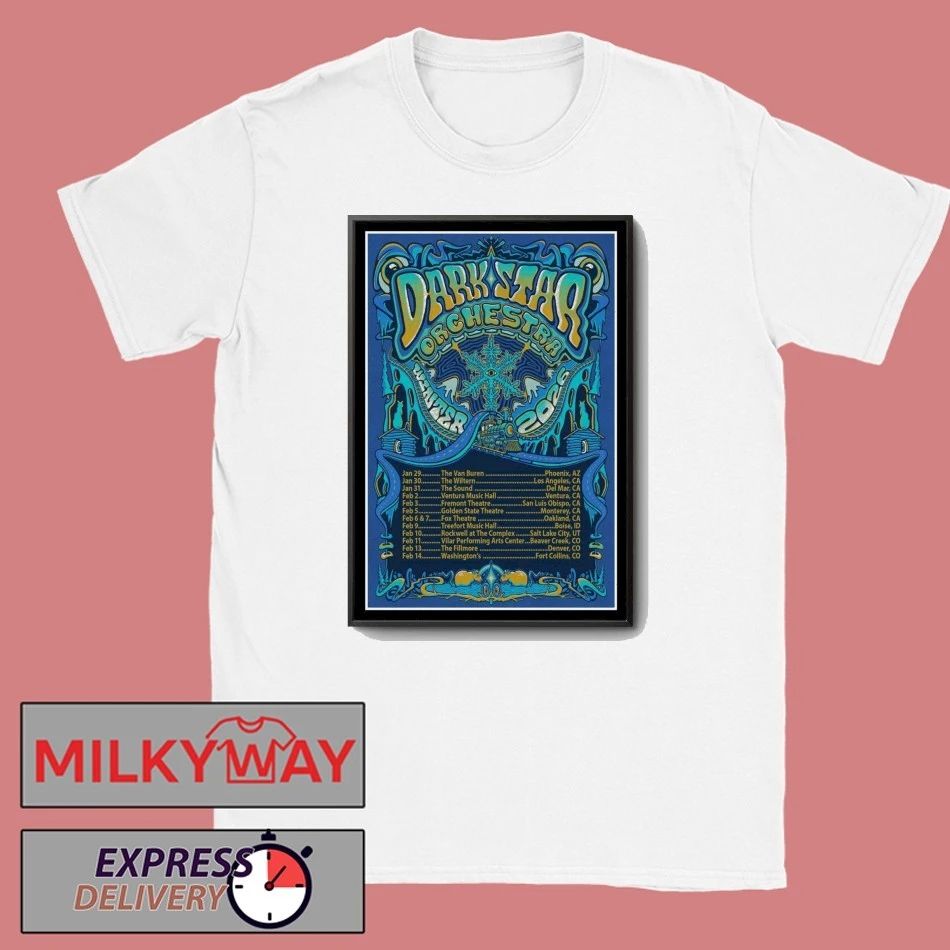 Dark Star Orchestra Welcome Winter New Tour 2026 Poster shirt