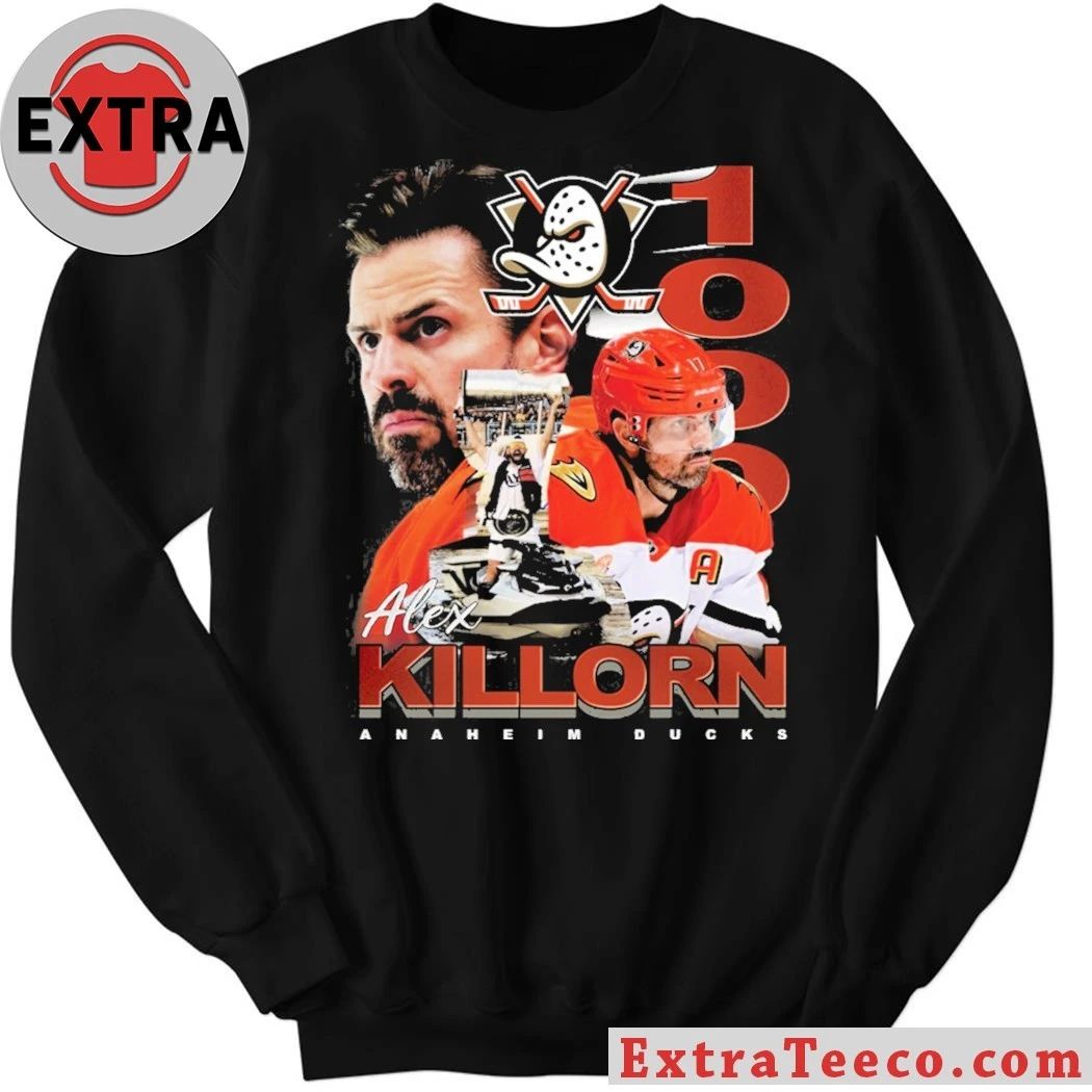 NHL Alex Killorn for the Anaheim Ducks Killorn 1000 Games Shirt