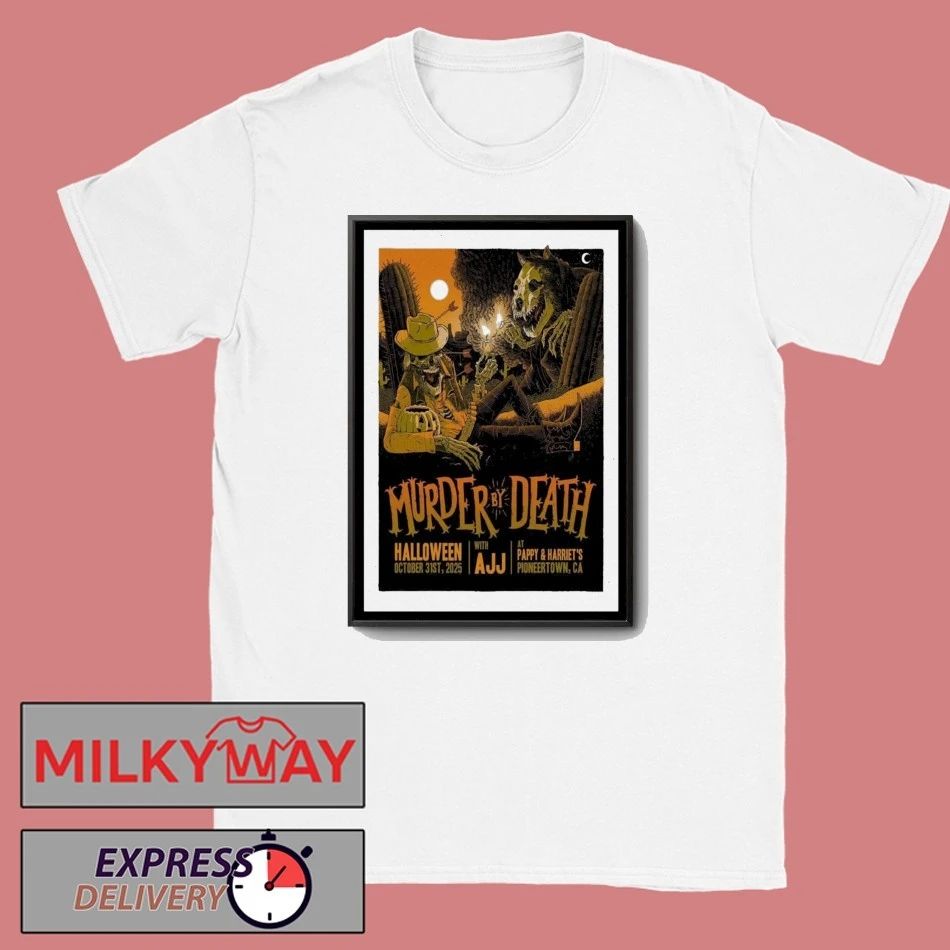 Murder By Death Halloween 2025 Poster shirt
