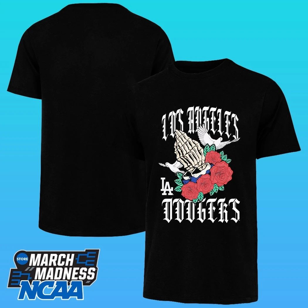 Los Angeles Dodgers Gothic Bloom Shirt