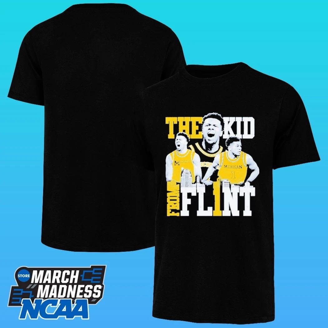 Michigan Wolverines Men’s Basketball The Kid From Fl1nt Shirt