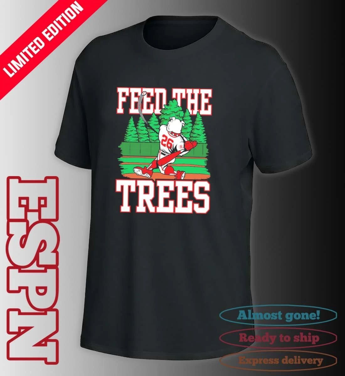 Georgia Bulldogs Feed the Trees Baseball Shirt