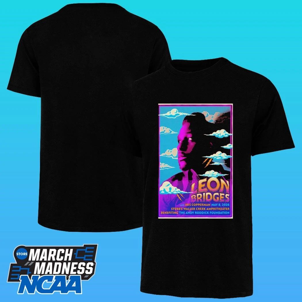 Leon Bridges May 8 2026 Poster Stubb’s Waller Creek Amphitheater Shirt