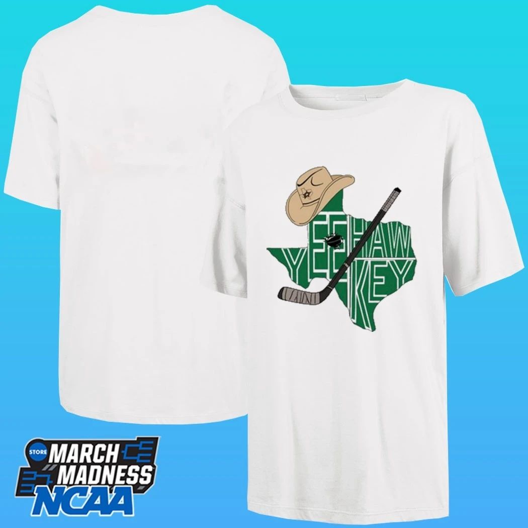 Yee Hawkey Texas Hockey Tees By You Shirt