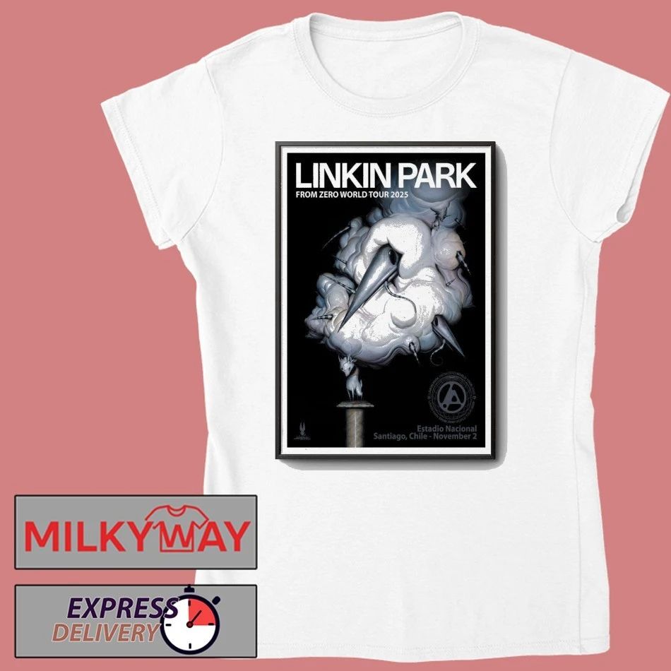 Linkin Park at Estadio nacional in Ñuñoa on Nov 02, 2025 Poster shirt