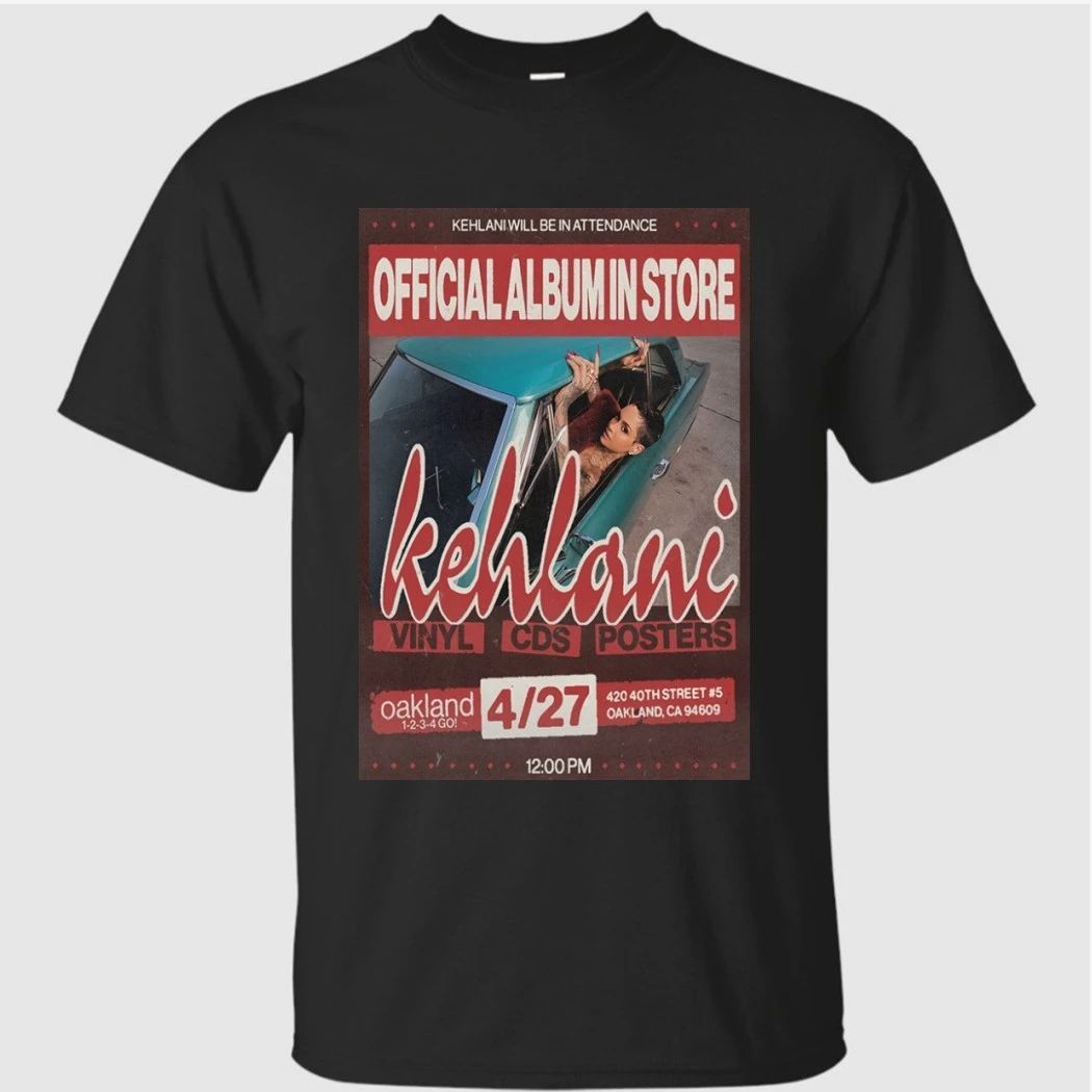 An Evening With Kehlani Tour 2026 Los Angeles Poster Shirt