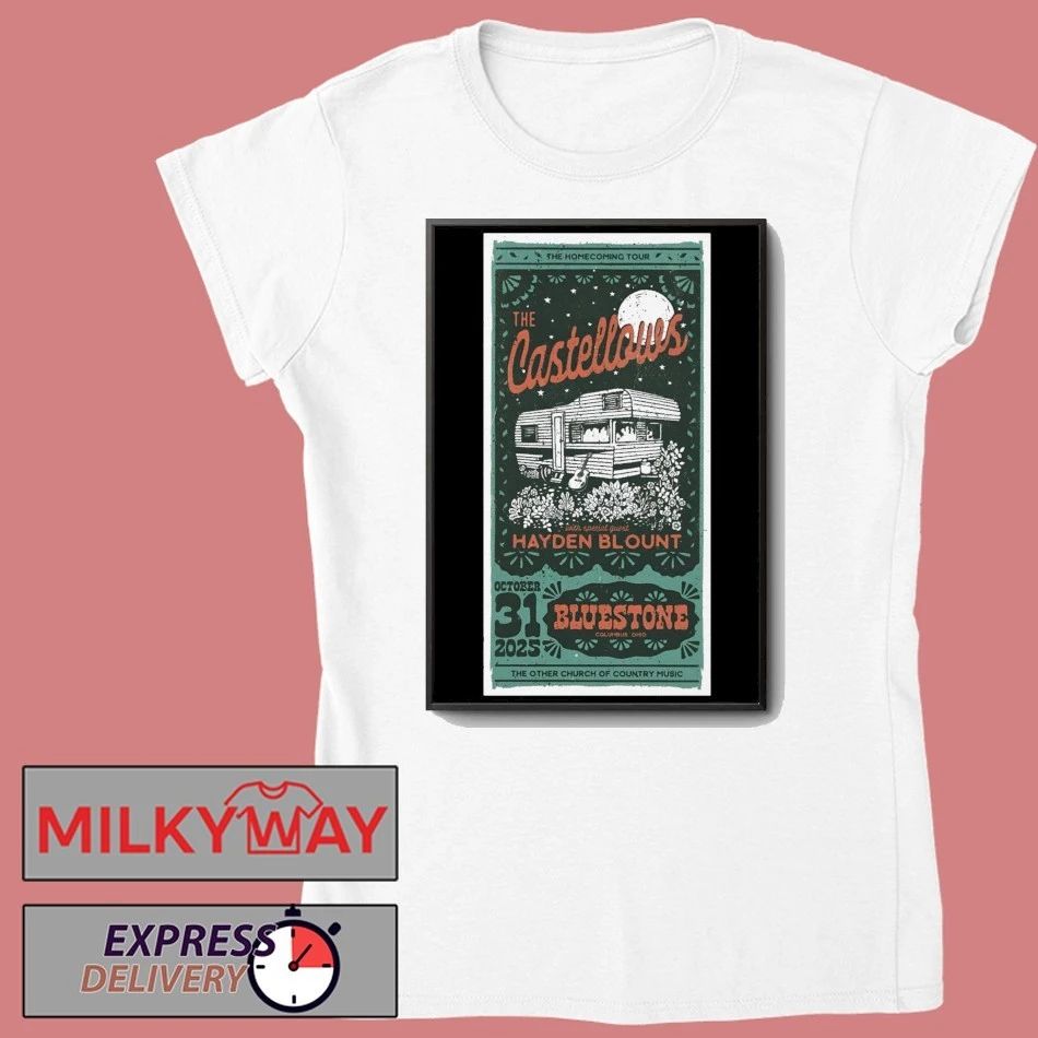 The Castellows The Bluestone in Columbus OH October 31 2025 Poster shirt