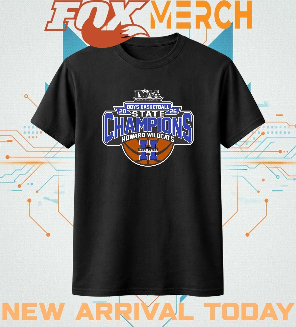 Howard Wildcats 2026 Boys Basketball State Champions t-shirt