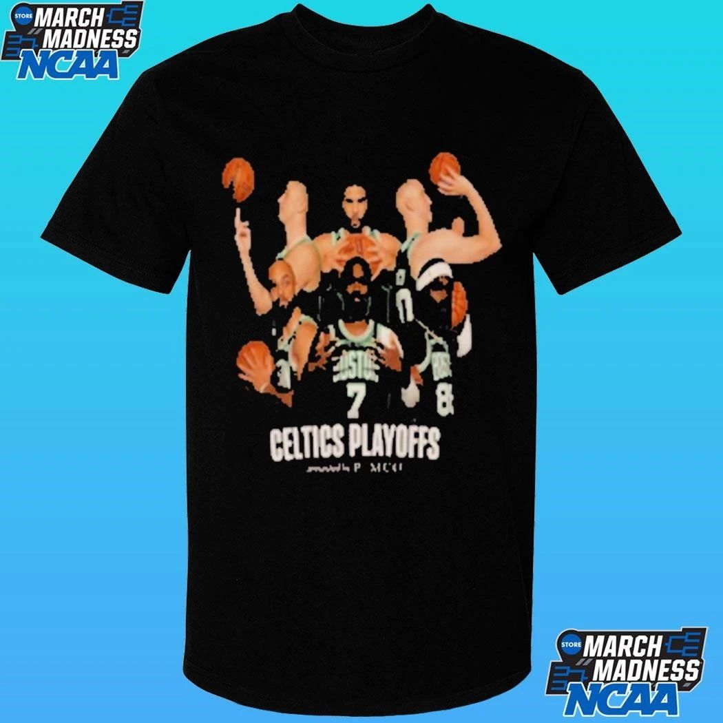 Boston Celtics Geltics Playoffs Presmed By Pimco Team 2026 Shirt