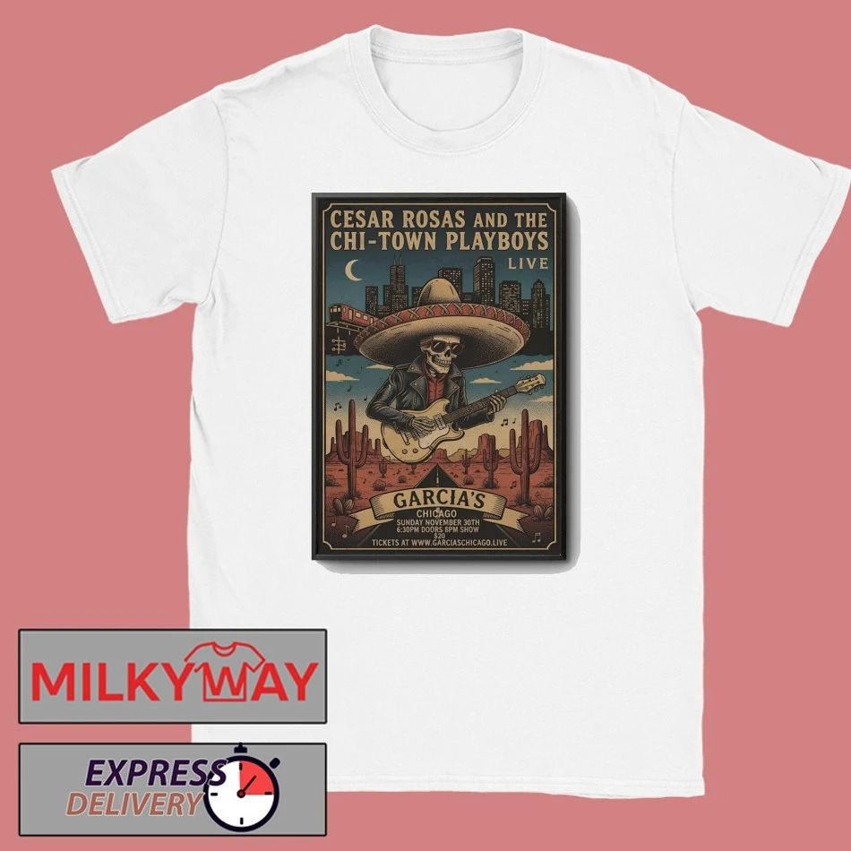Cesar Rosas December 20 2025 In Chicago IL Poster shirt