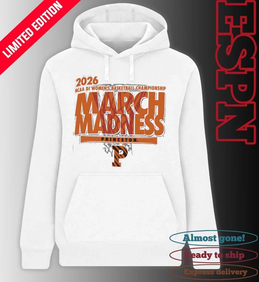 Princeton Women’s Basketball Single Team 2026 NCAA March Madness Shirt