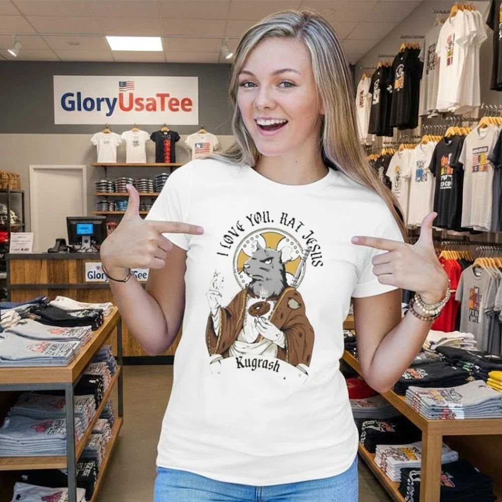 Dropout Shop Rat Jesus T-Shirt