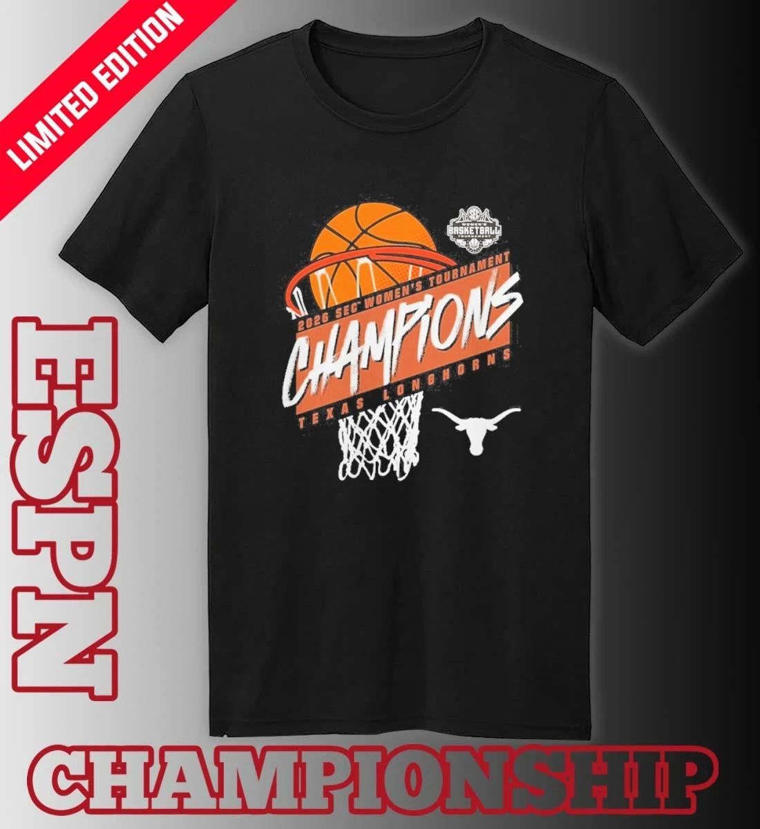Texas Women’s Basketball 2026 SEC Tournament Champions T-Shirt