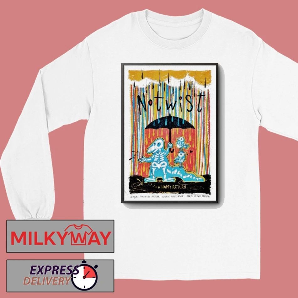 Notwist Roma Italy, April 17 2026 Poster shirt