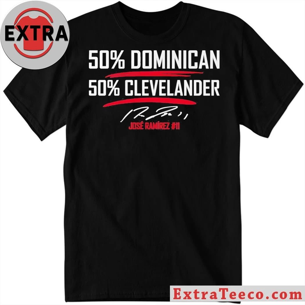 50 Dominican 50 Cleveland Jose Ramirez #11 Shirt