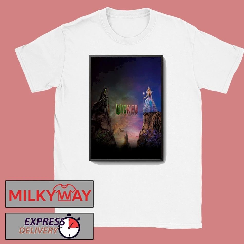 Wicked For Good 2025 Poster shirt