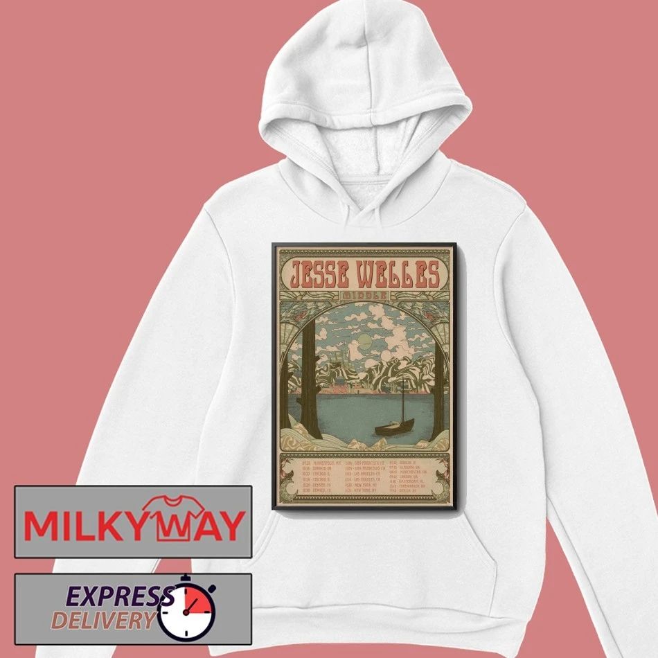 Jesse Welles Middle Tour 2025 Poster shirt