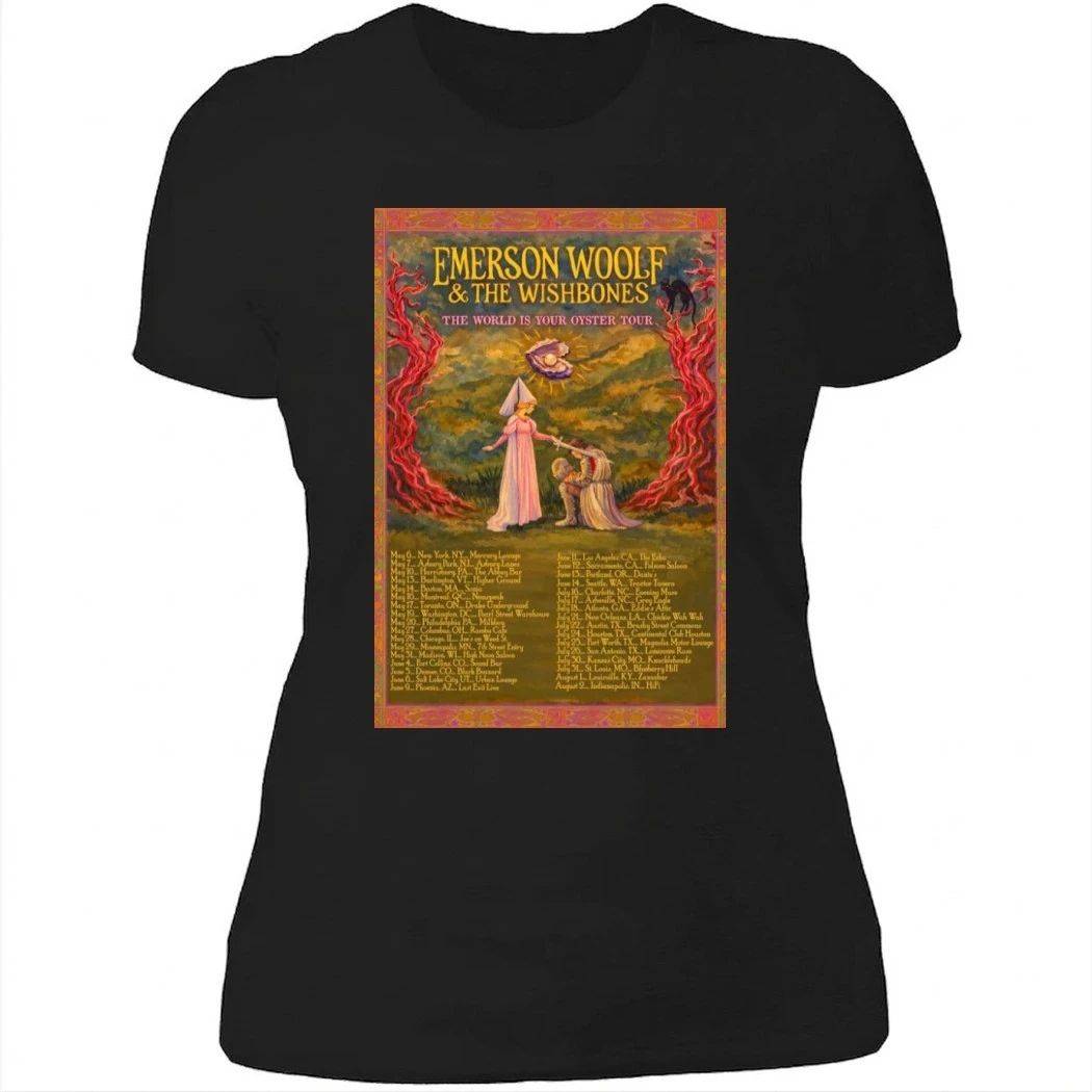 Emerson Woolf The World Is Your Oyster 2026 Tour Poster Shirt