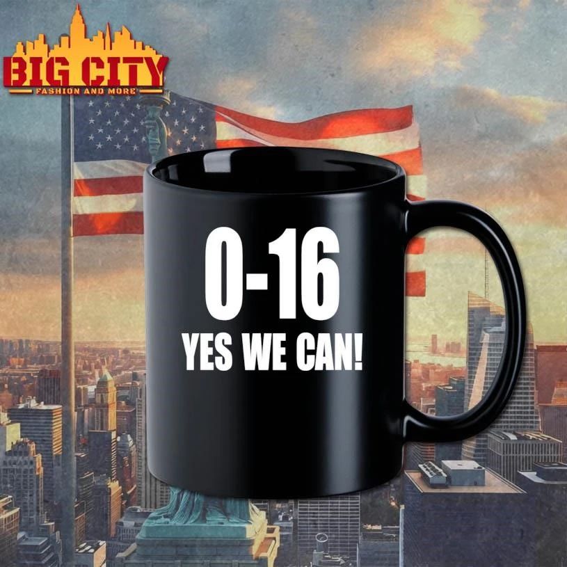 Lions 0-16 Yes We Can Shirt Grapjhic Shirt