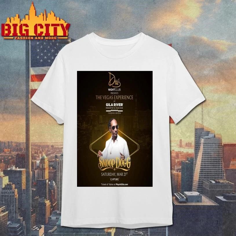 Snoop Dogg Mar 21 2026 Gila River Resorts Casinos Chandler AZ Tour Poster Shirt