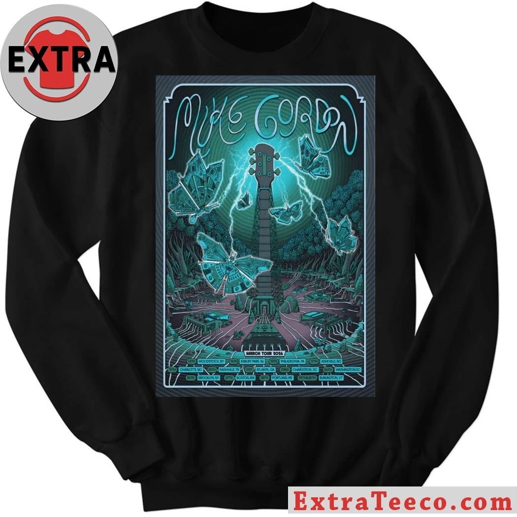 Mike Gordon US March 2026 Tour Poster Shirt