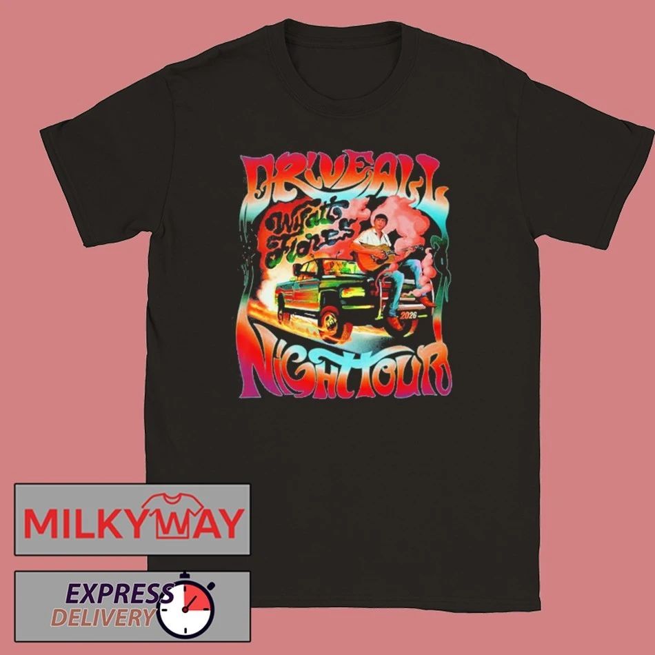 Wyatt Flores The Drive All Night Tour 2026 Venue Schedule Dates shirt