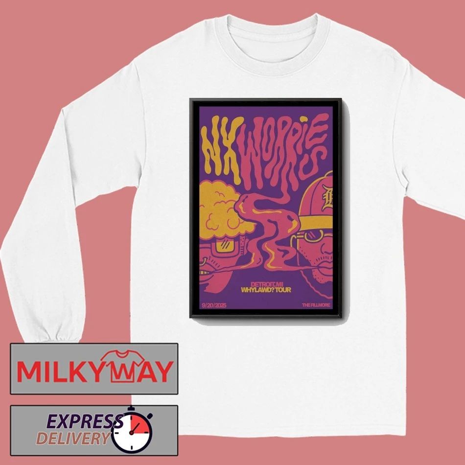 NxWorries Detroit, MI 2025 Poster shirt