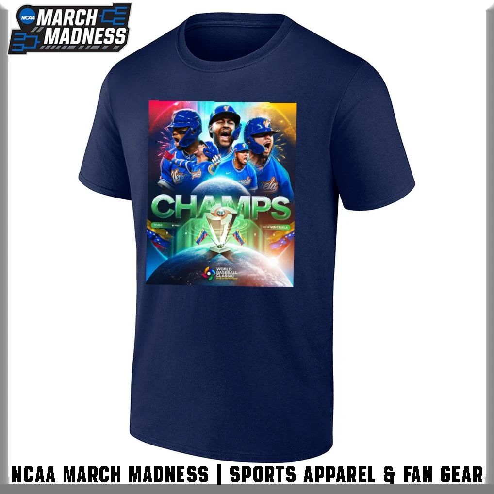 Venezuela Team 2026 World Baseball Classic Champions Poster T-Shirt