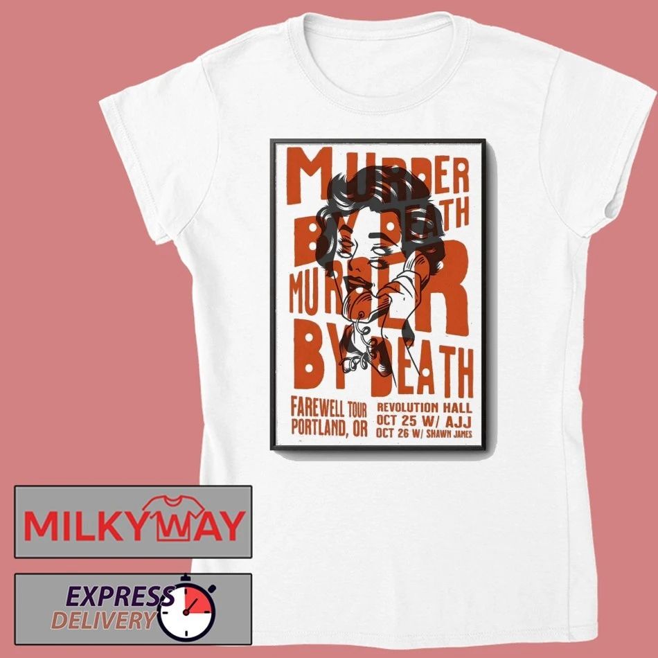 Murder By Death 10 25-10 26 2025 Portland OR Poster shirt