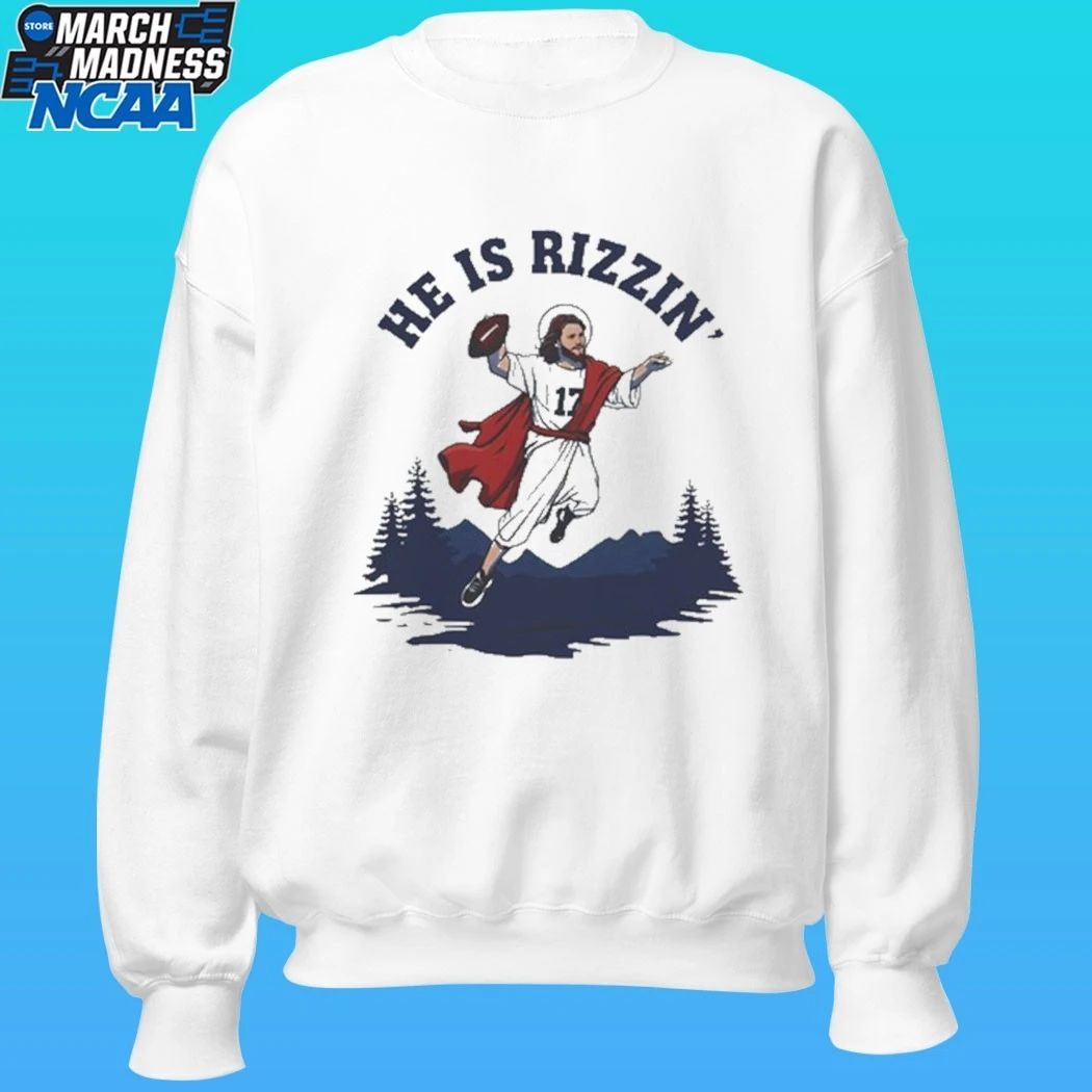 Jesus He is Rizzin’ Christian Easter 2026 Shirt