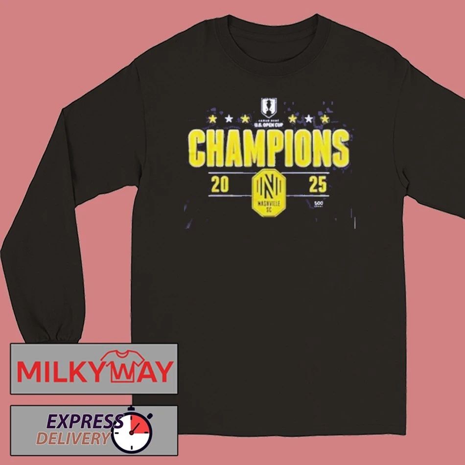 Nashville SC U.S. Open Cup Final 2025 Champions shirt