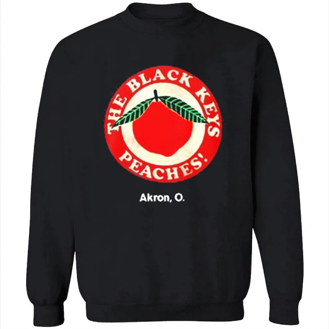 The Black Keys Peaches N Kream World Tour 2026 Painted Peach Shirt