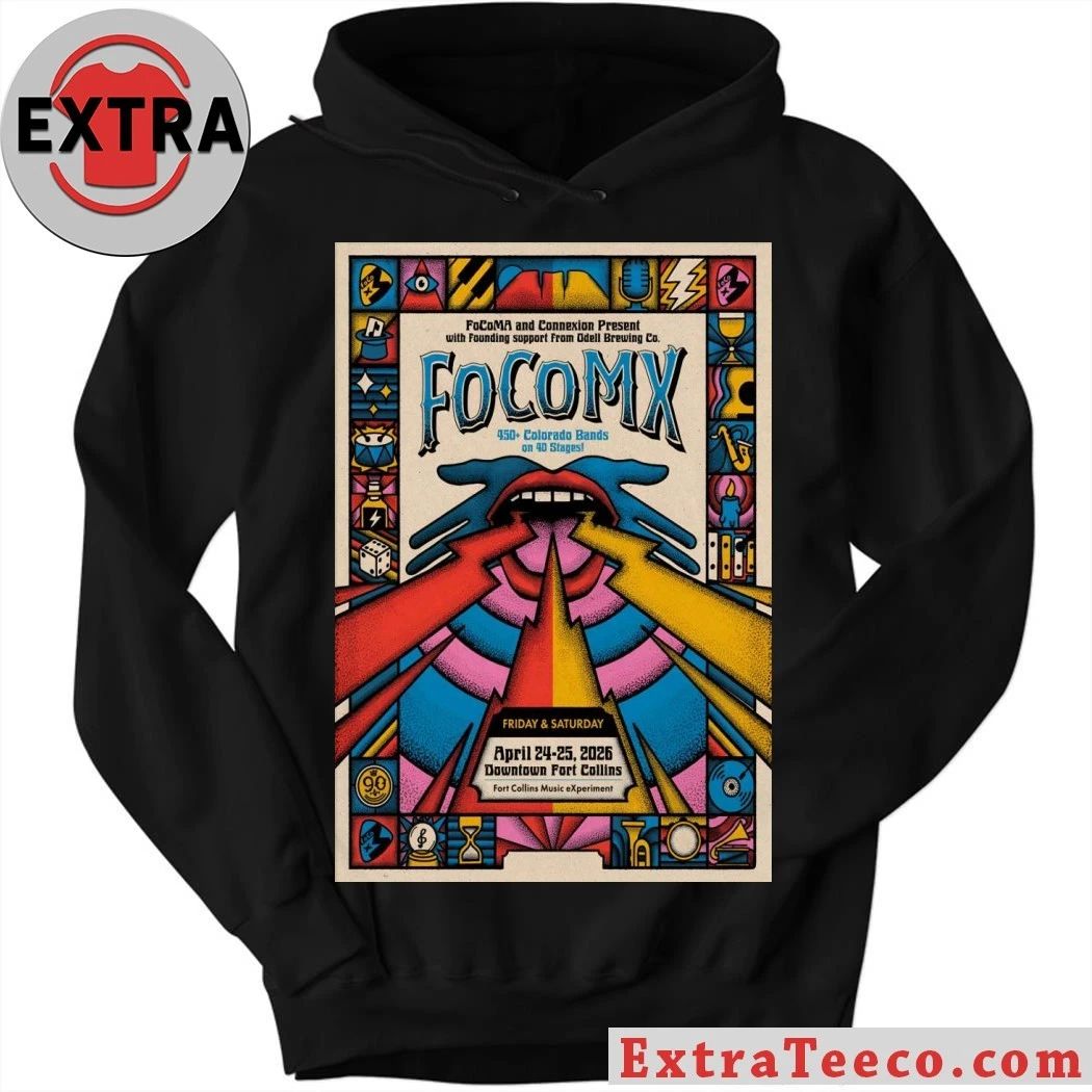 FocoMX Downtown Fort Collins, CO Apr 24-25 2026 Poster Shirt