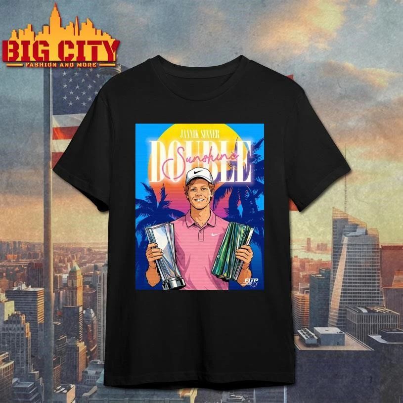 Jannik Sinner Double Sunshine Miami Open 2026 Champions Home Decor Poster Shirt