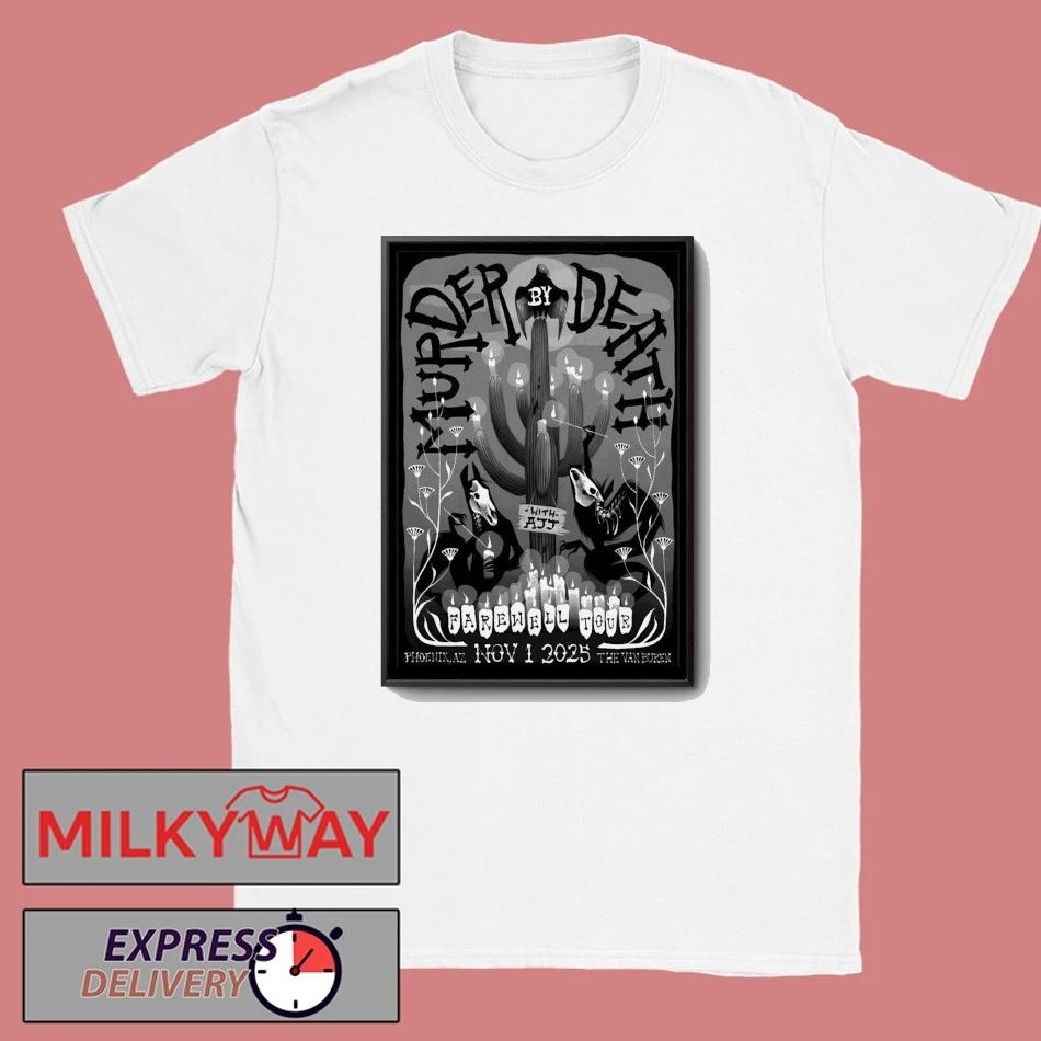 Murder By Death Phoenix AZ November 1 2025 Poster shirt