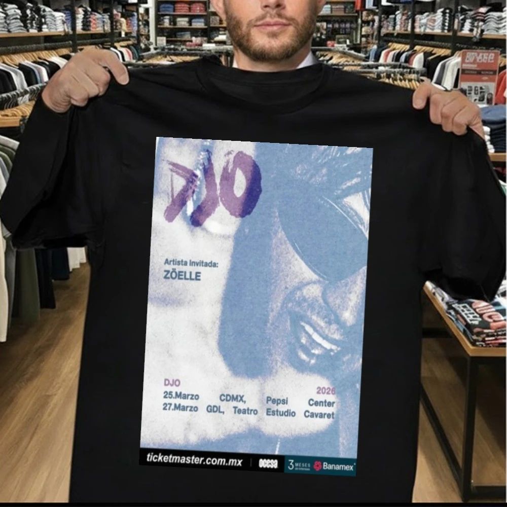 DJO & Zoe 25 y 27 de marzo 2026 Mexico Poster Shirt