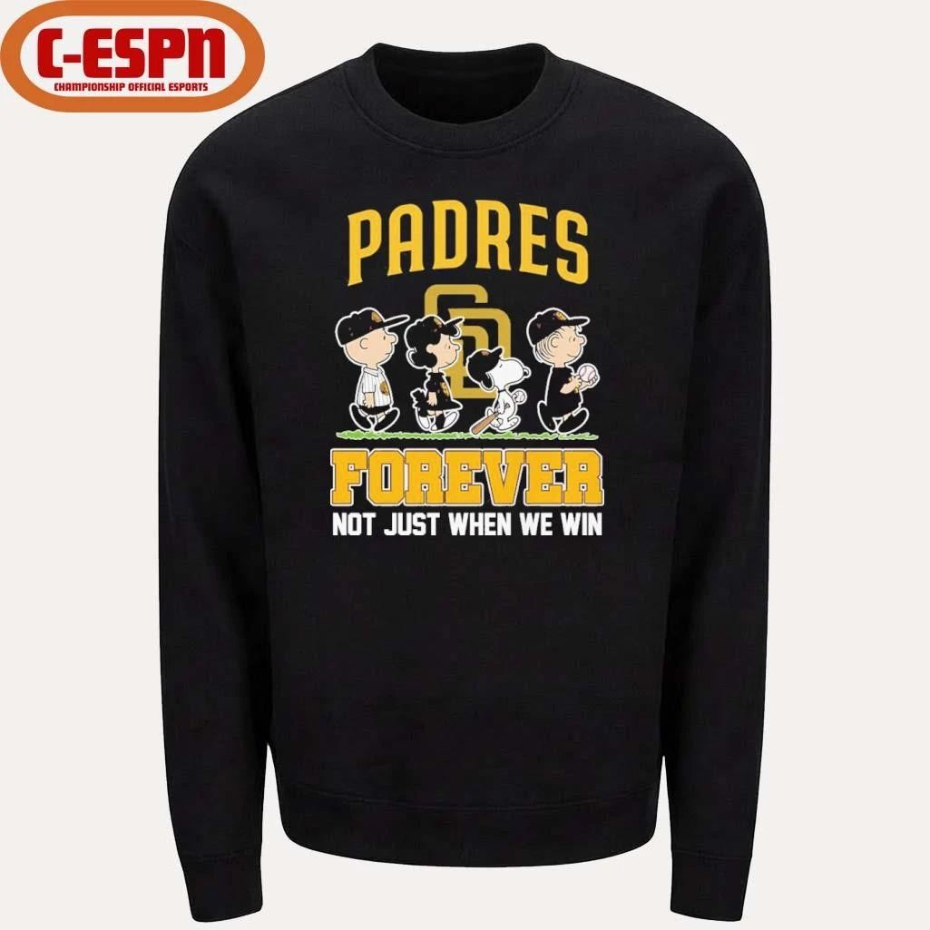 The Peanuts Characters Forever X San Diego Padres Shirt