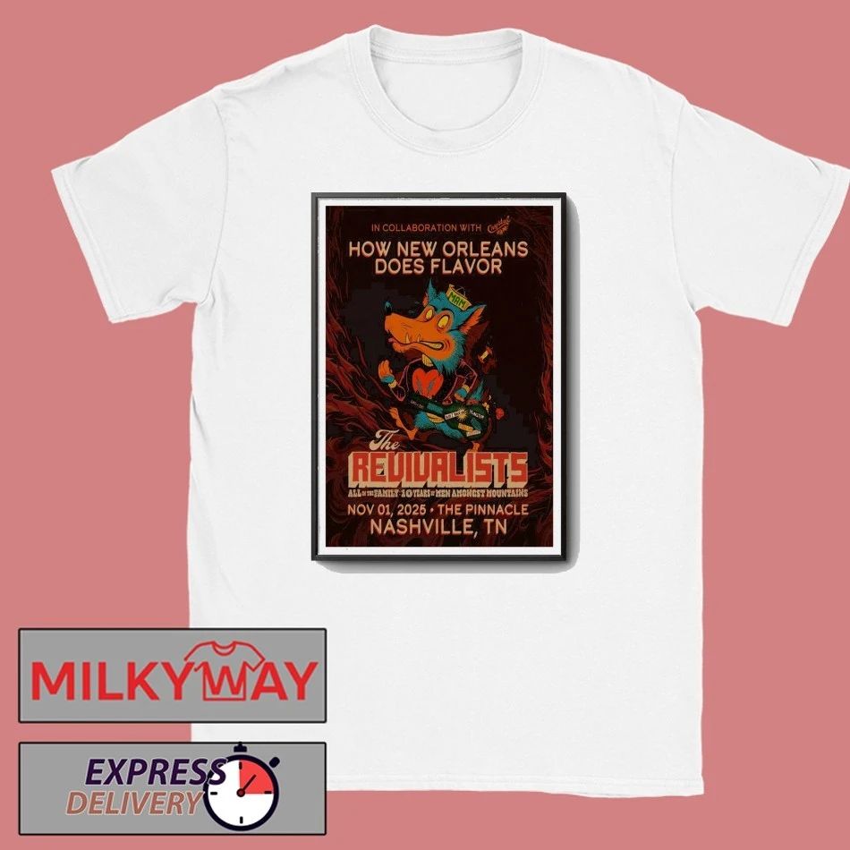 The Revivalists Nashville TN Show 2025 Poster shirt