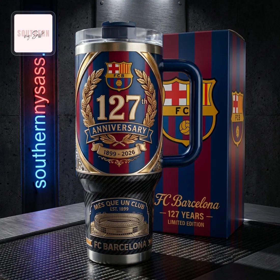 FC Barcelona 127th Anniversary Limited Edition Commemorative Tumbler