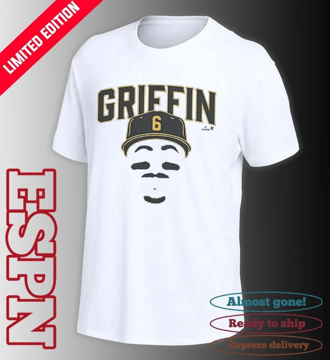 Pirates Konnor Griffin Blank Face Shirt