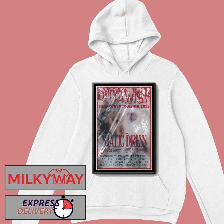 Dying Wish December 7 2025 Eagle Aerie Hall, Henderson Poster shirt