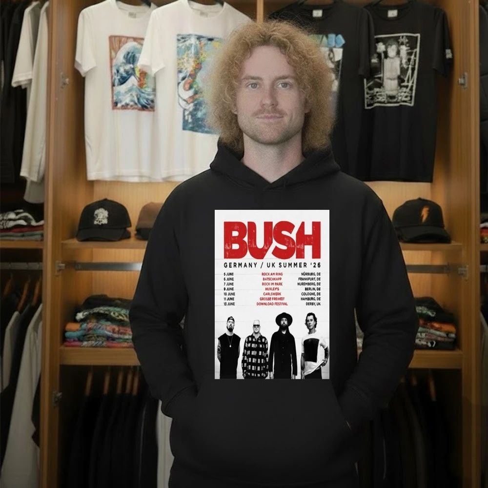 Bush Germany UK Summer 2026 Poster Shirt