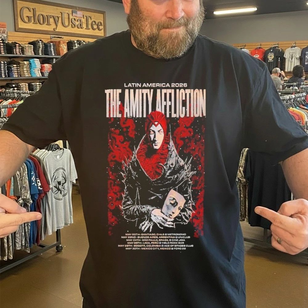 The Amity Affliction 2026 Latin America Tour Shirt