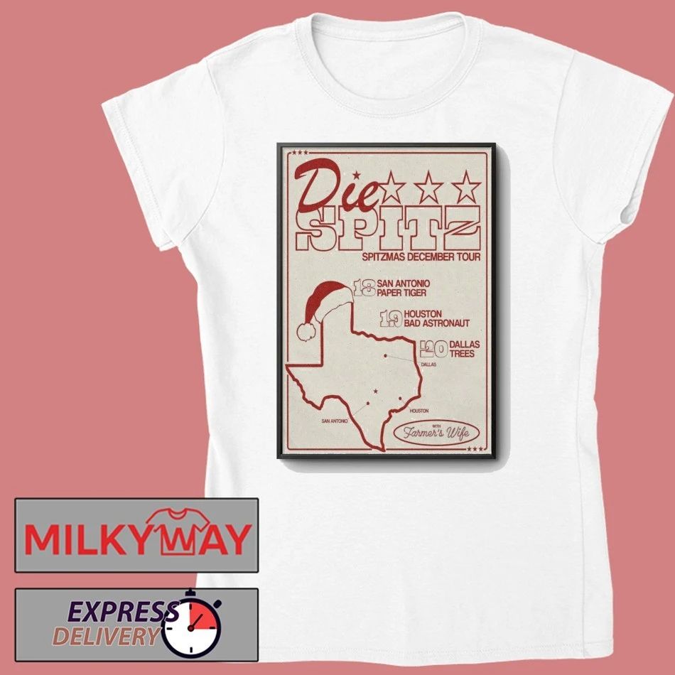Die Spitz Spitzmas December Tour 2025 Poster shirt